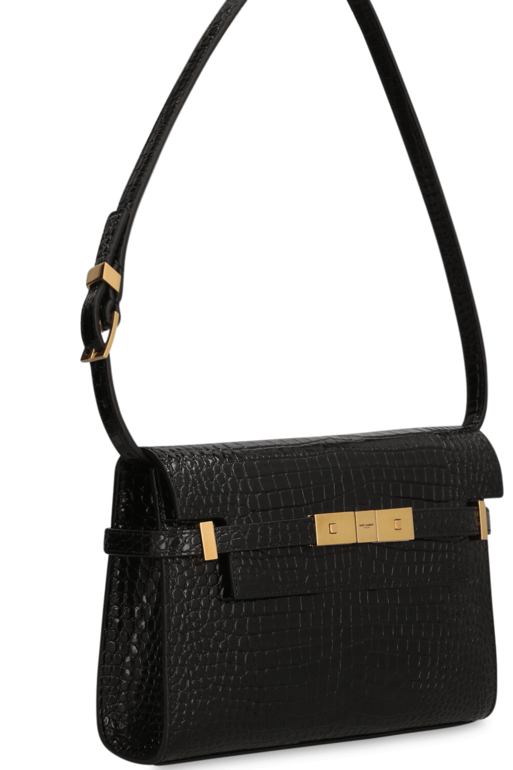 תמונת תקריב של תיק מנהטן קרוקו סמול