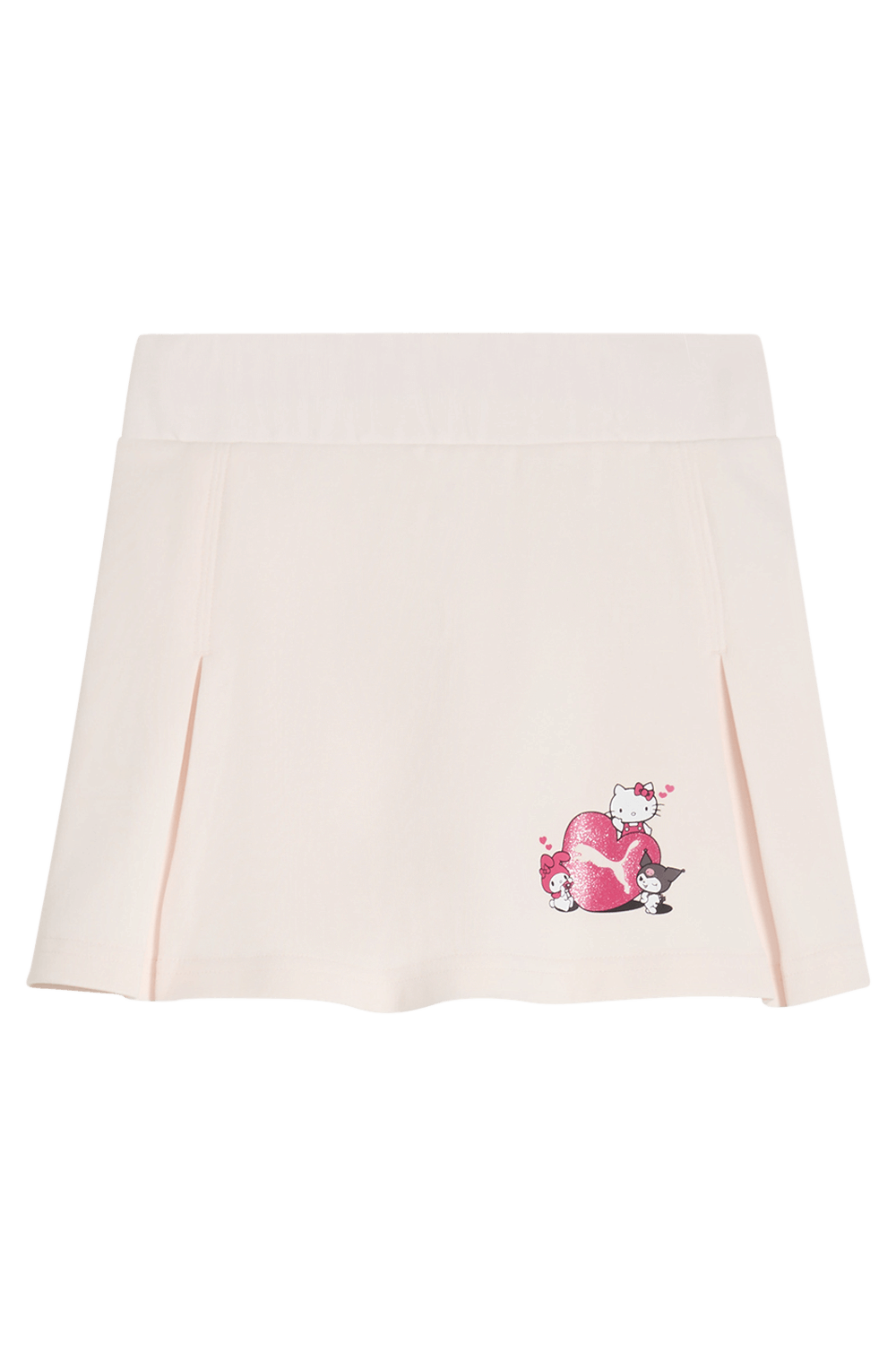 תמונה קידמית של פומה X הלו קיטי חצאית קפלים - גילאי 2-7 שנים