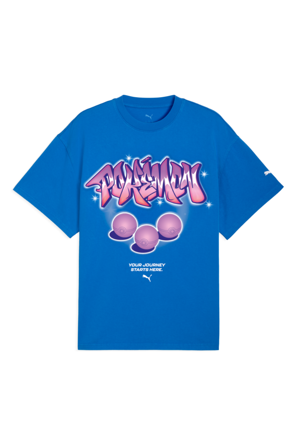 תמונה קידמית של חולצת טי פומה X פוקימון