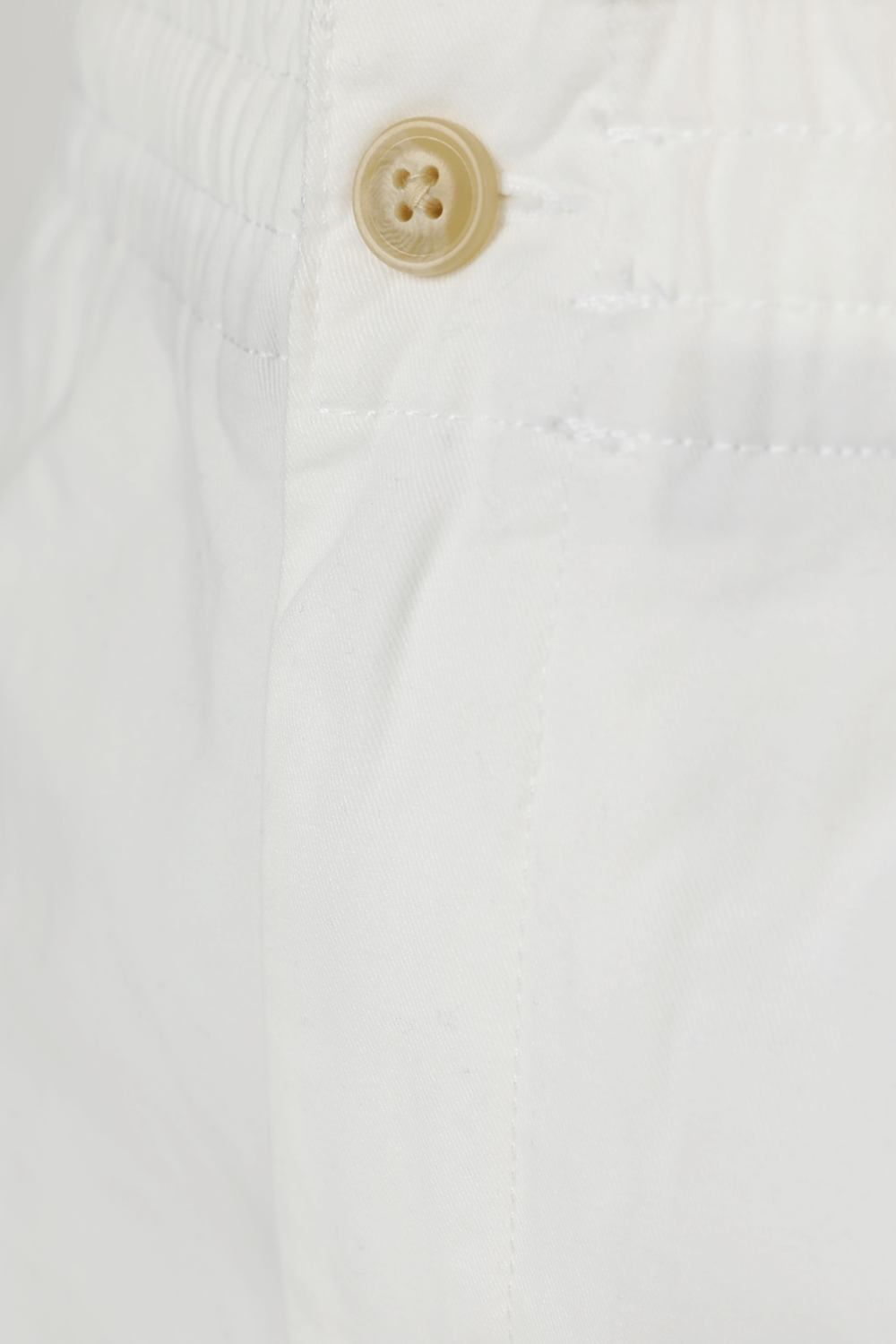 Cotton Flat Shorts in White POLO RALPH LAUREN