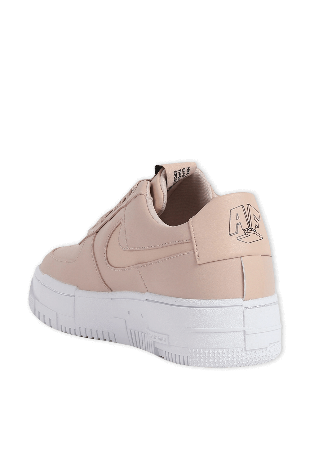תמונה אחורית של Nike Air Force 1 Pixel in Beige