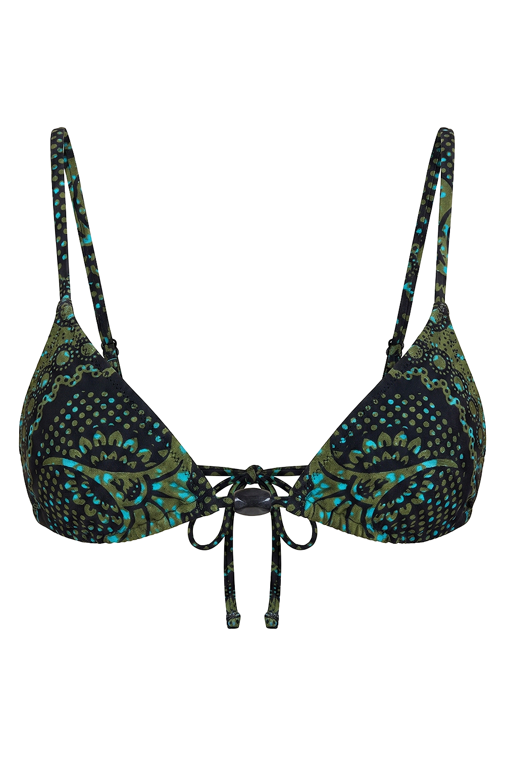 תמונה קידמית של חזיית ביקיני משולשים פראיה