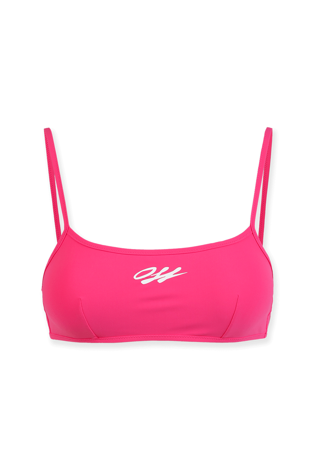 תמונה אחורית של Logo Print Bikini Set In Pink