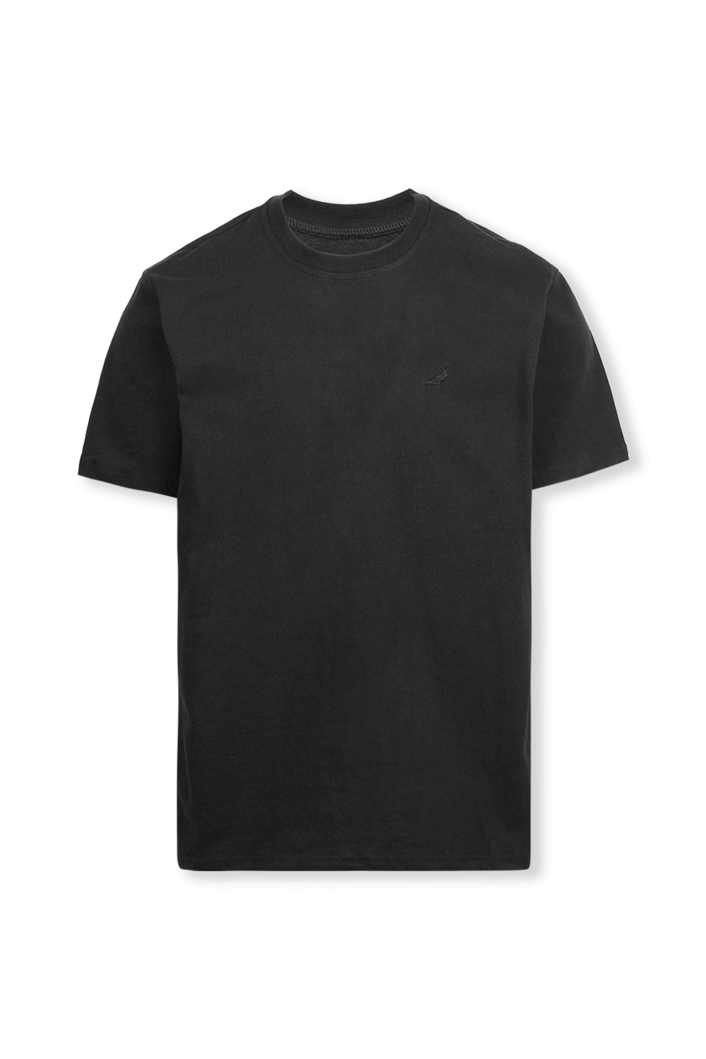 תמונה קידמית של Tonal Pigeon Tee in Black