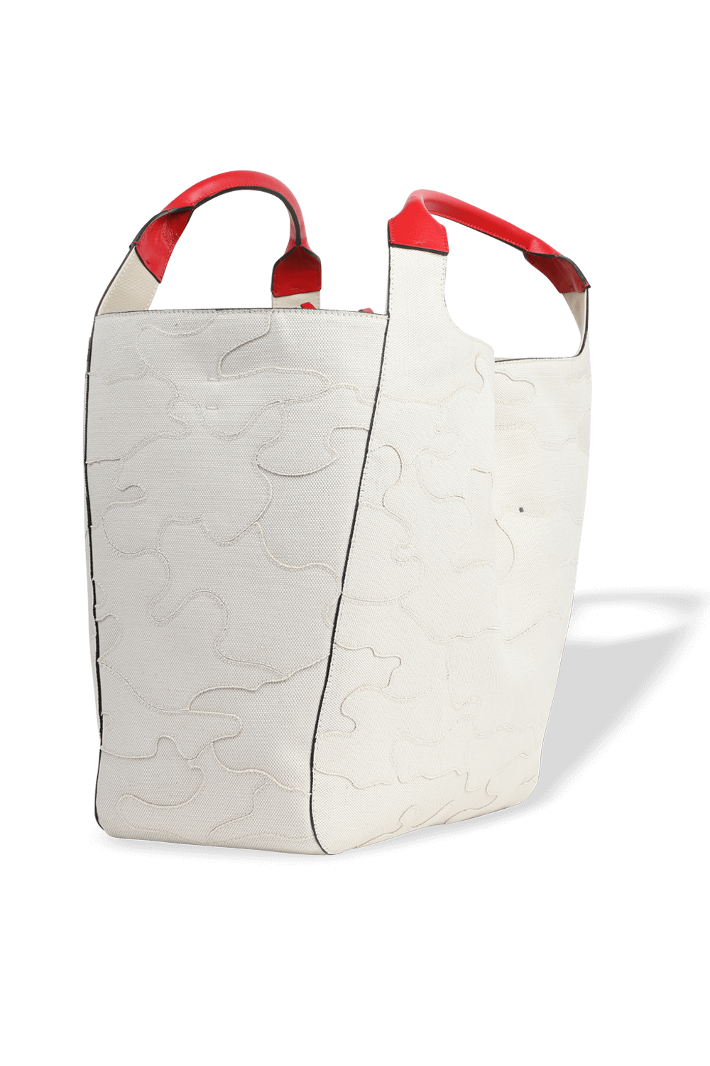 תמונה אחורית של תיק נשיאה בצבע טבעי