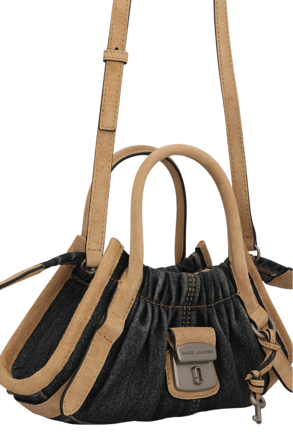 תמונת תקריב של תיק כתף דה סאצ׳ל סמול