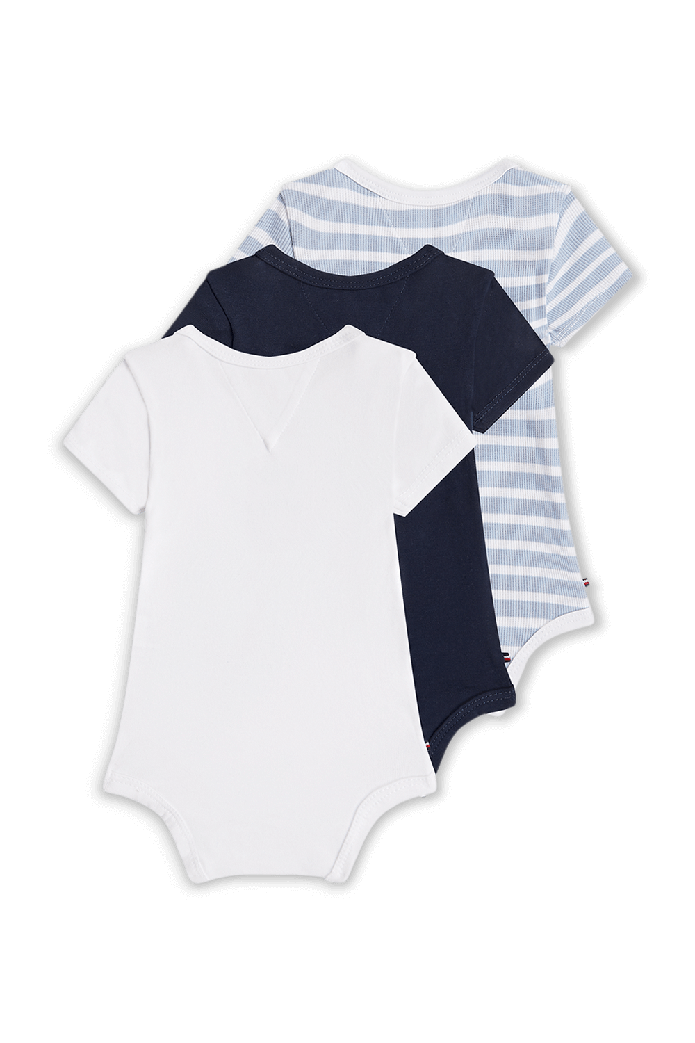 תמונה אחורית של מארז שלושה בגדי גוף