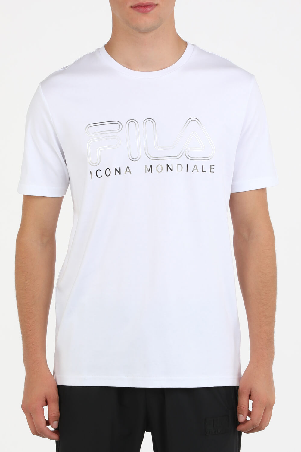 תמונת דוגמן קידמית של Logo Fila T-Shirt in White