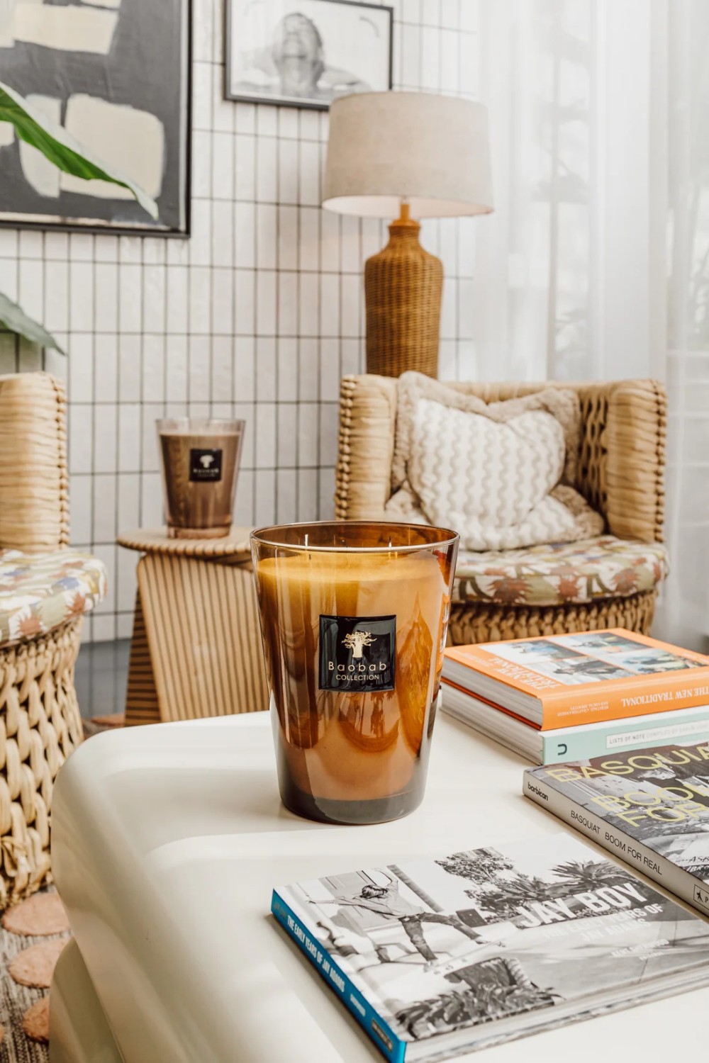 תמונת תקריב של Max 35 Candle Les Prestigieuses Cuir De Russie