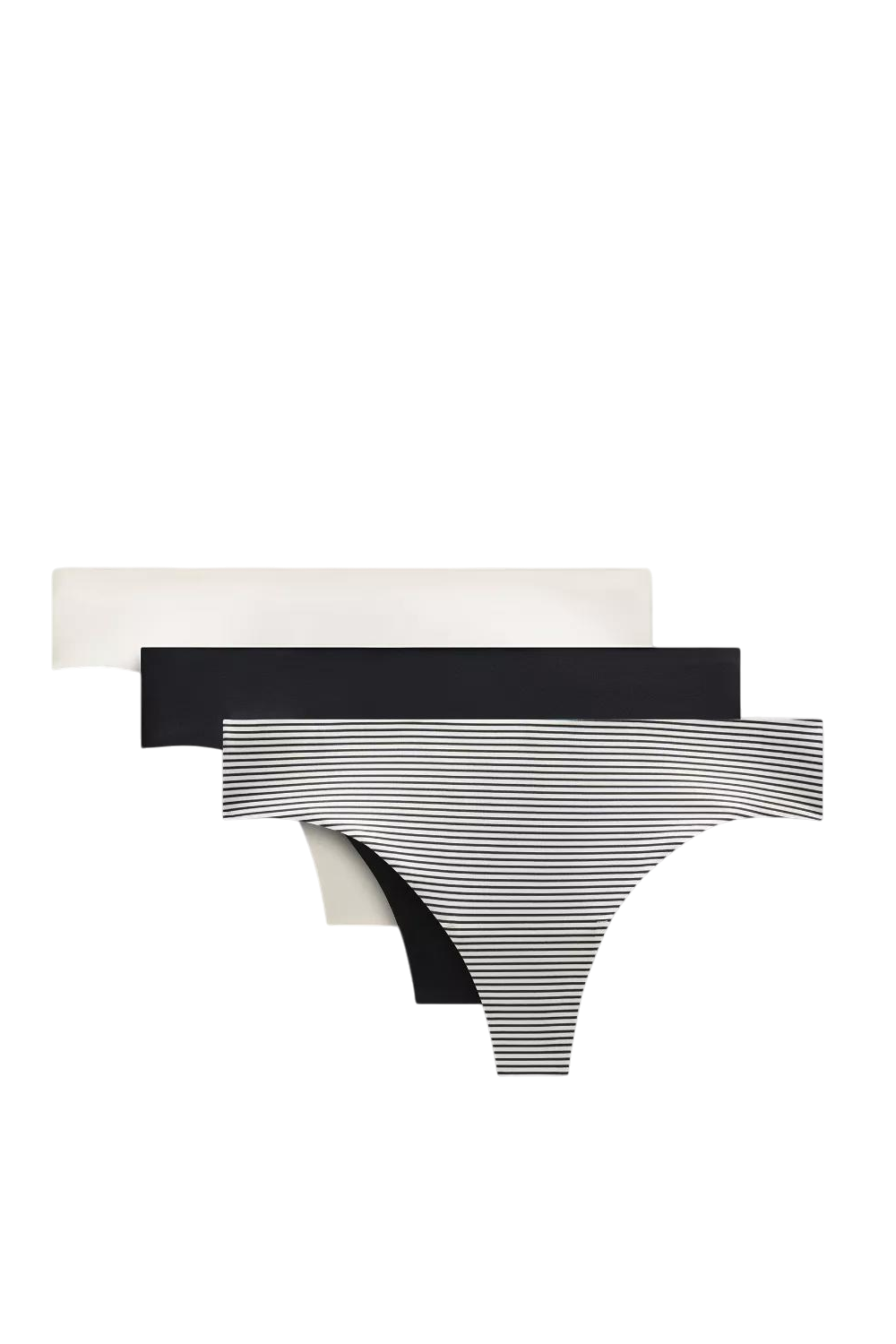 תמונה קידמית של InvisiWear Mid-Rise Thong *3 Pack