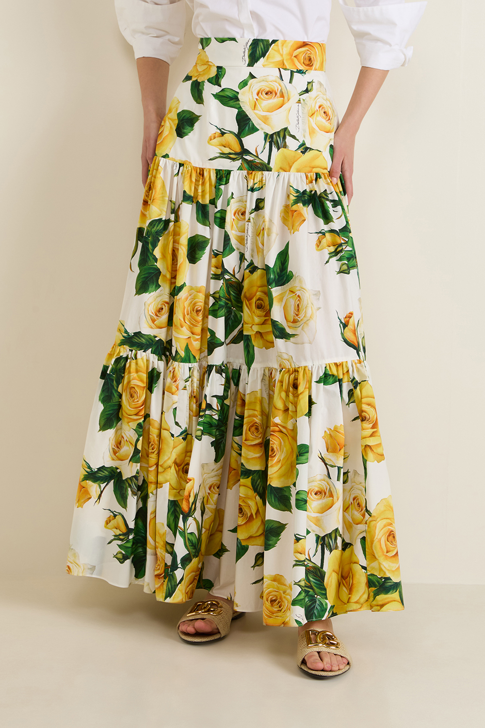 תמונת דוגמן קידמית של חצאית מקסי