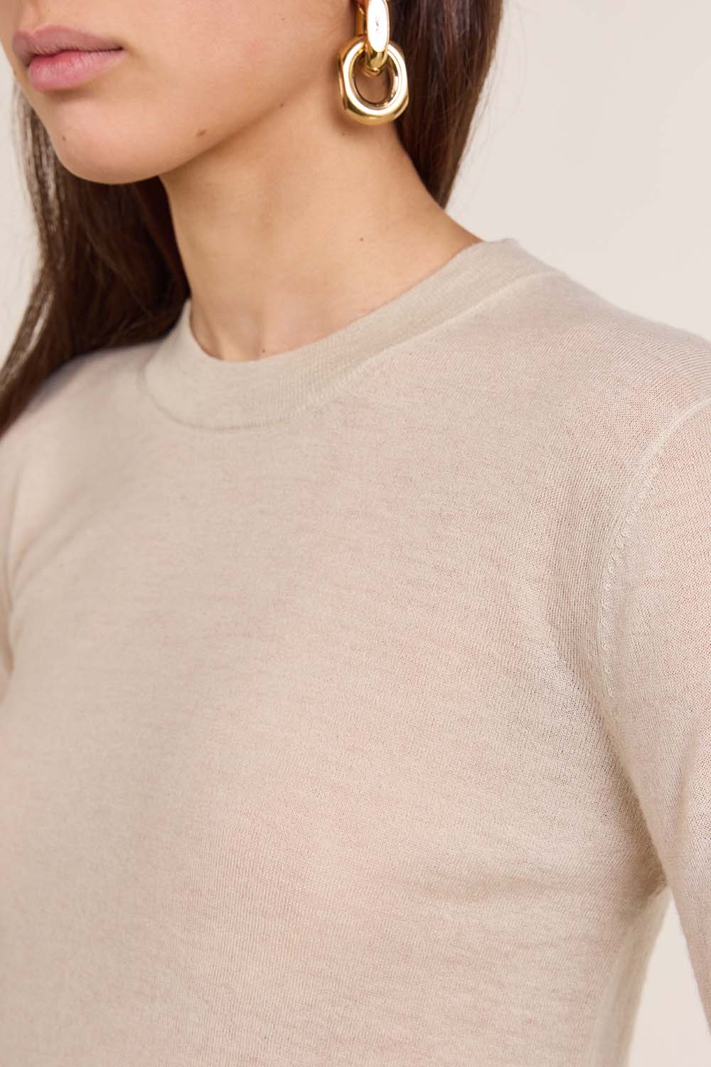 תמונת תקריב דוגמן של סריג קשמיר