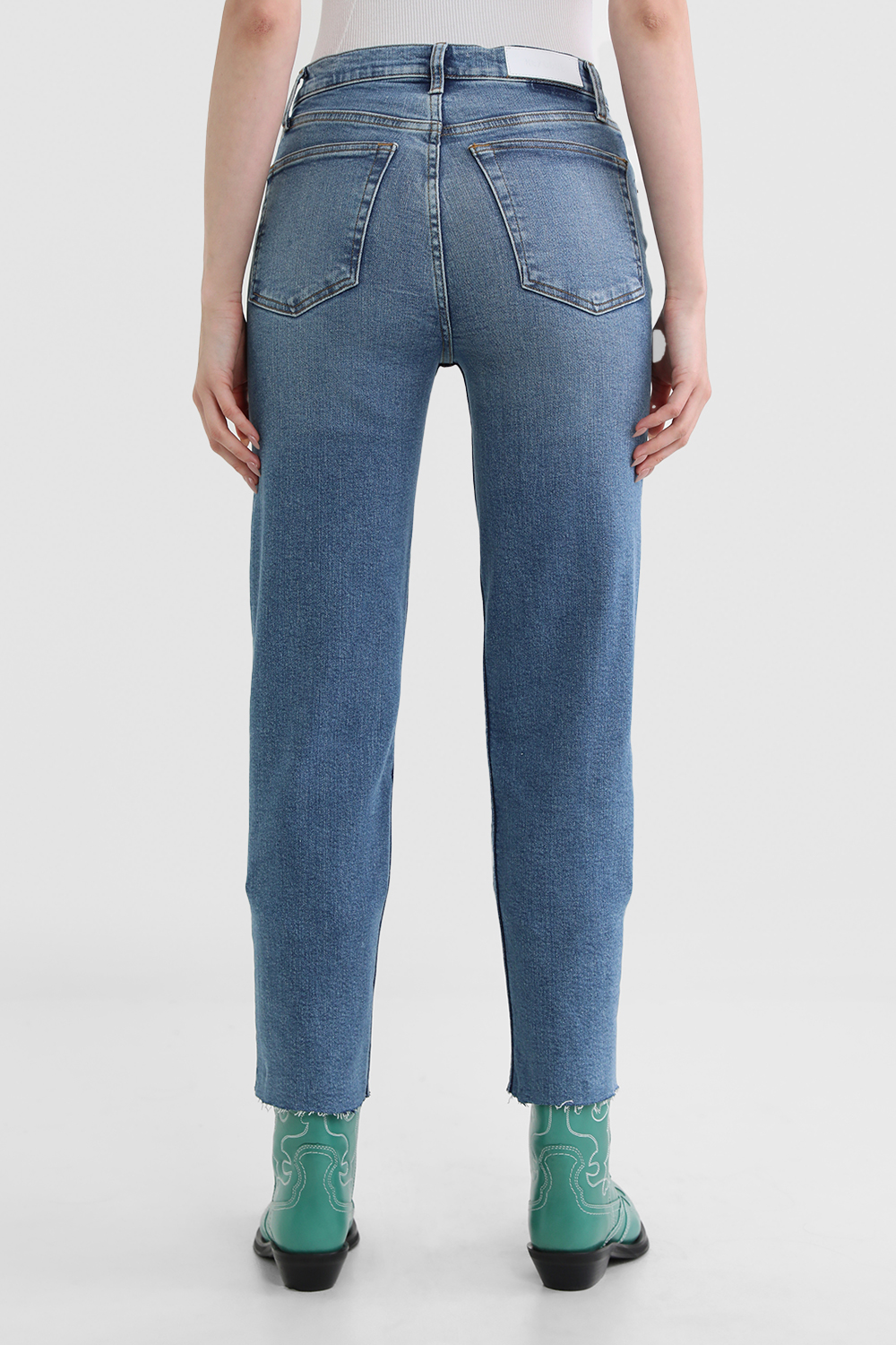 מכנסי קרופ ג'ינס שנות ה-70 RE/DONE