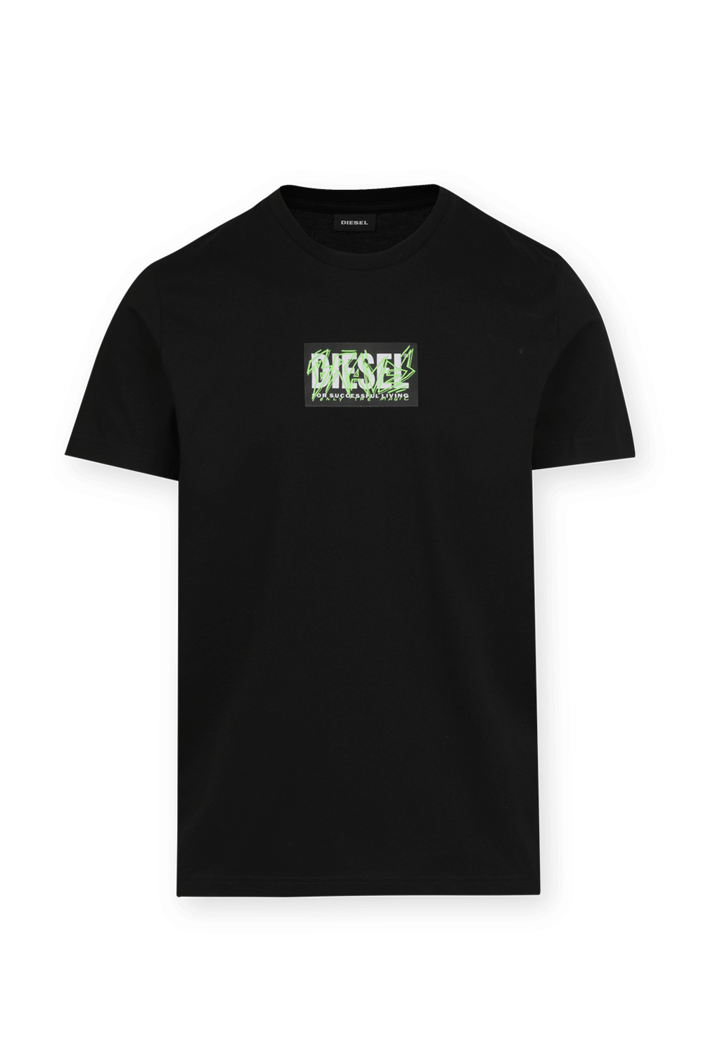 תמונה קידמית של Brave Logo Tee in Black