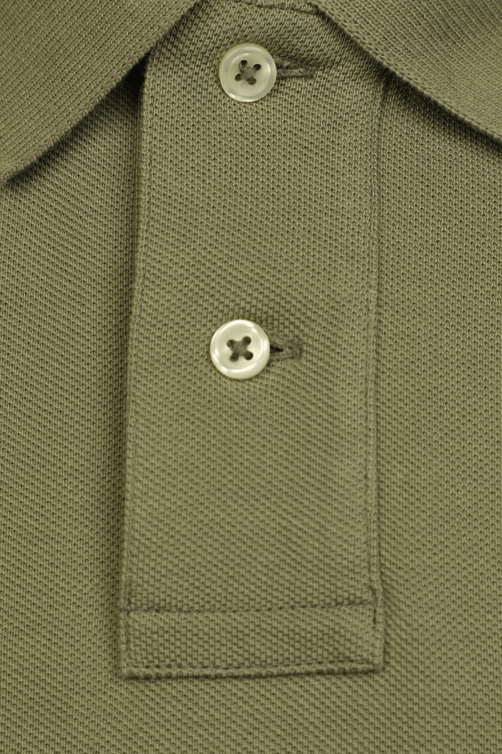 תמונת תקריב של Logo Polo Shirt in Green