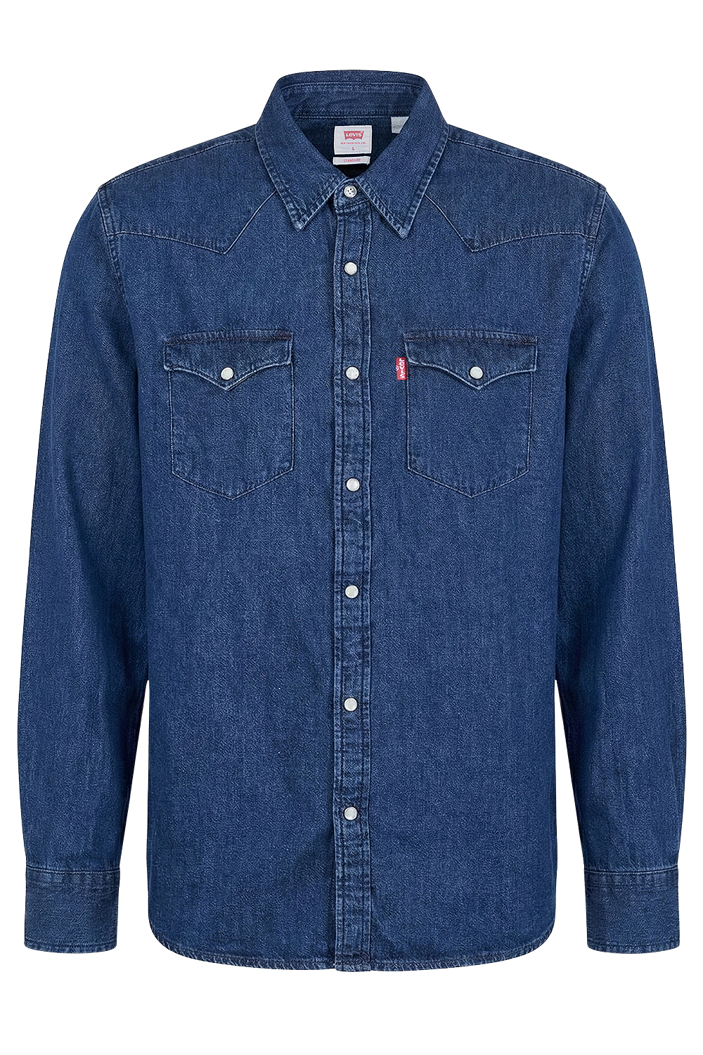 תמונה קידמית של חולצת ג&rsquo;ינס