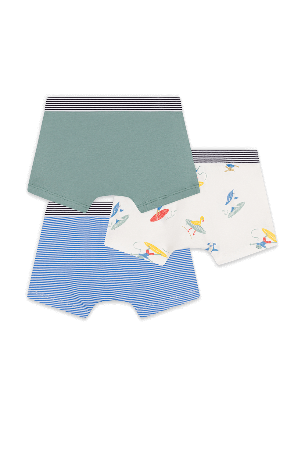 תמונה אחורית של מארז חמישה שלושה בוקסר