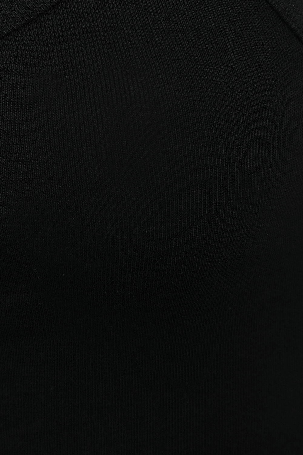 תמונה אחורית של Basic Strappy Dress in Black