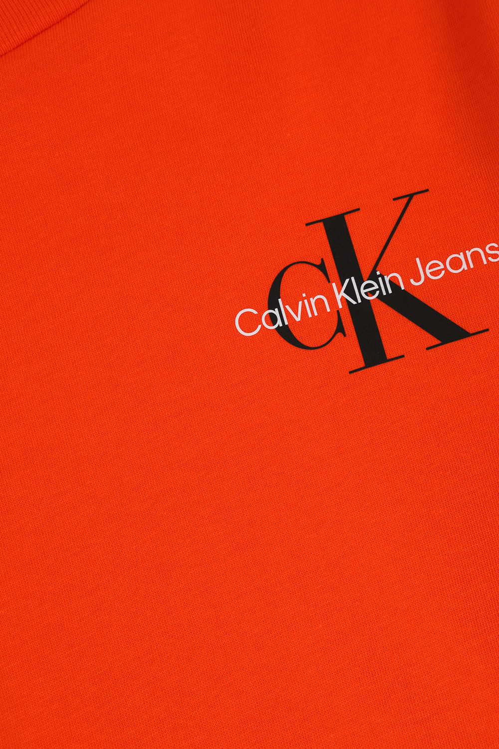 גילאי 4-16 חולצת טי עם לוגו CALVIN KLEIN