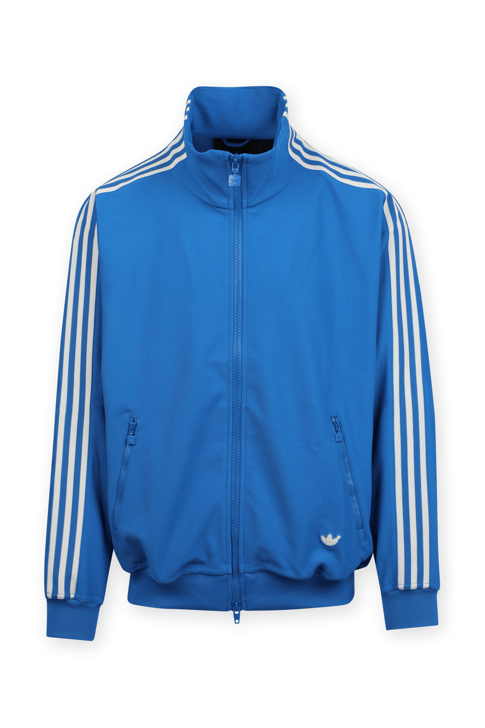 תמונה קידמית של קולקציית הגרסה הכחולה של אדידס סווטשירט מרוכסן בגוון כחול