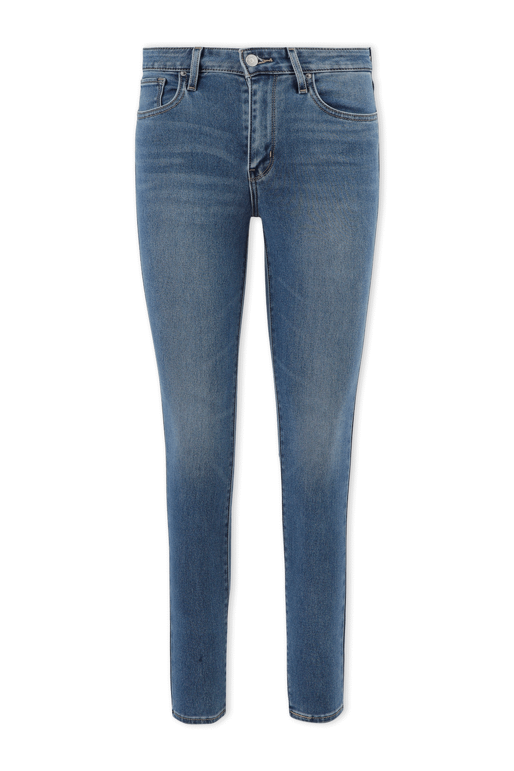 721 High Rise Skinny Jeans in Mid Blue Wash image number null LEVI`S