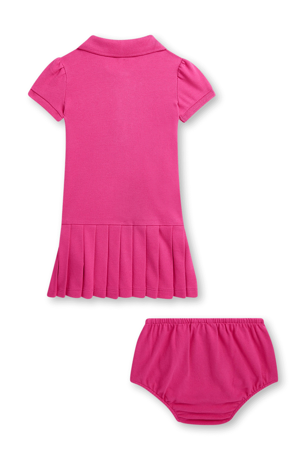 שמלת פולו עם כיסוי תחתון לחיתול - גילאי 3-12 חודשים POLO RALPH LAUREN KIDS