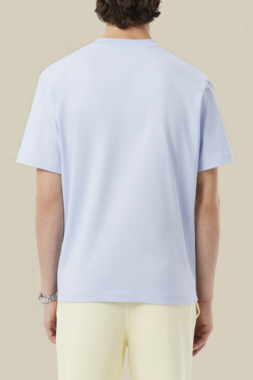 תמונת דוגמן אחורית של חולצת טי