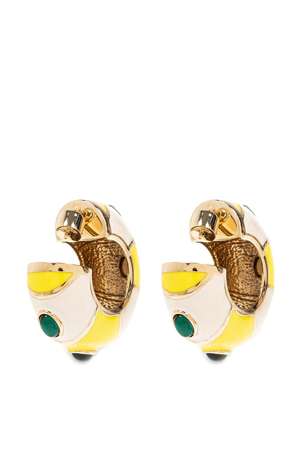 תמונה אחורית של עגילי אמאייל