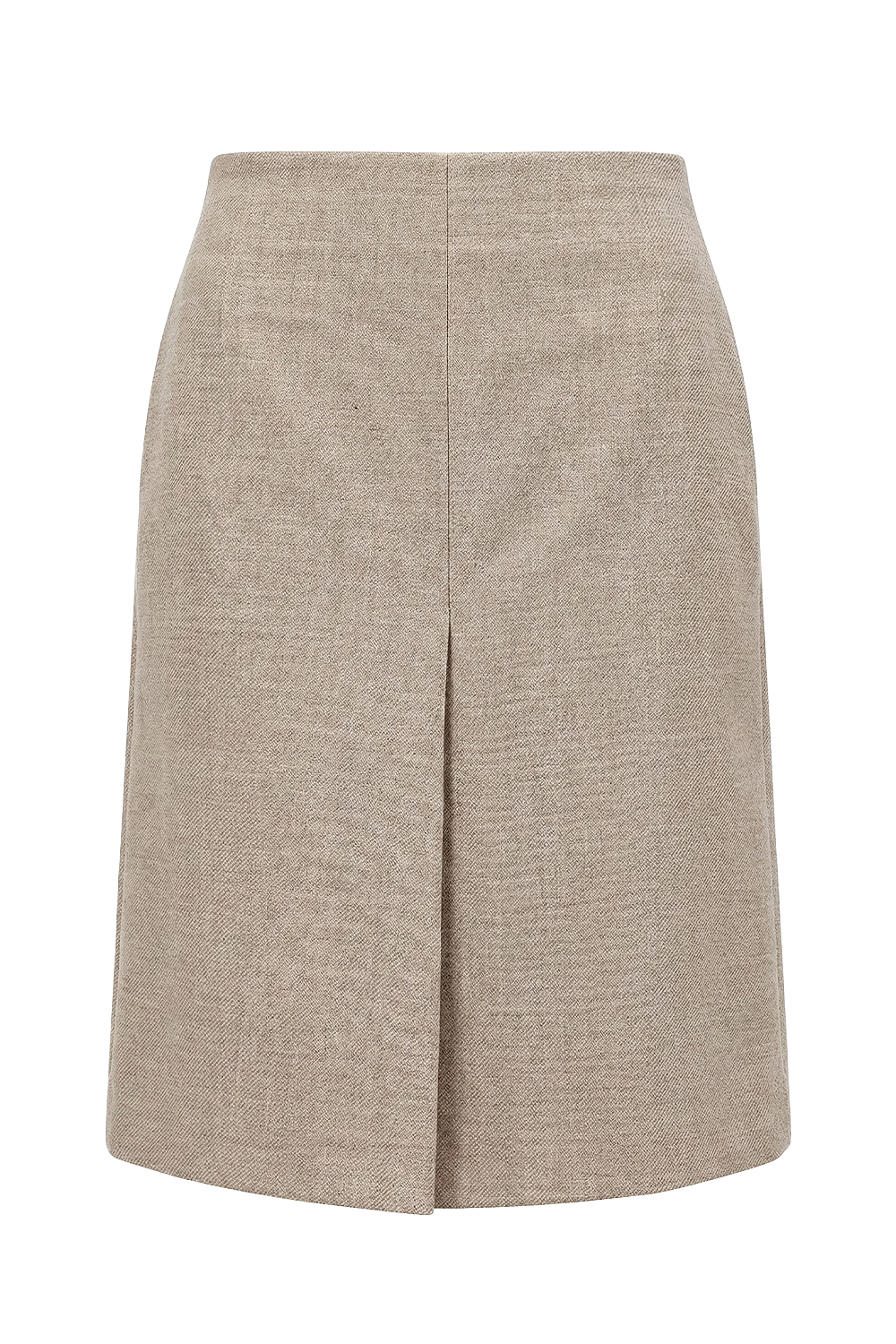 תמונה קידמית של חצאית צמר מידי