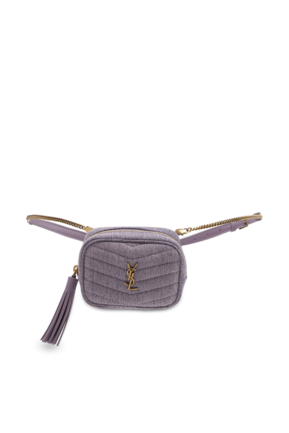 תמונה קידמית של תיק פאוץ' מיני סגול