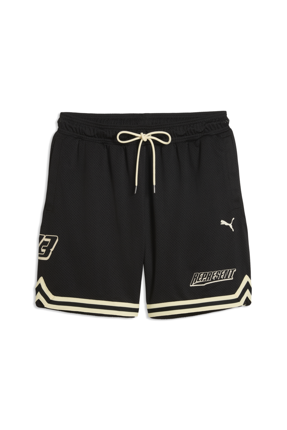 תמונה קידמית של מכנסי ג'וגר קצרים פומה X רפרזנט