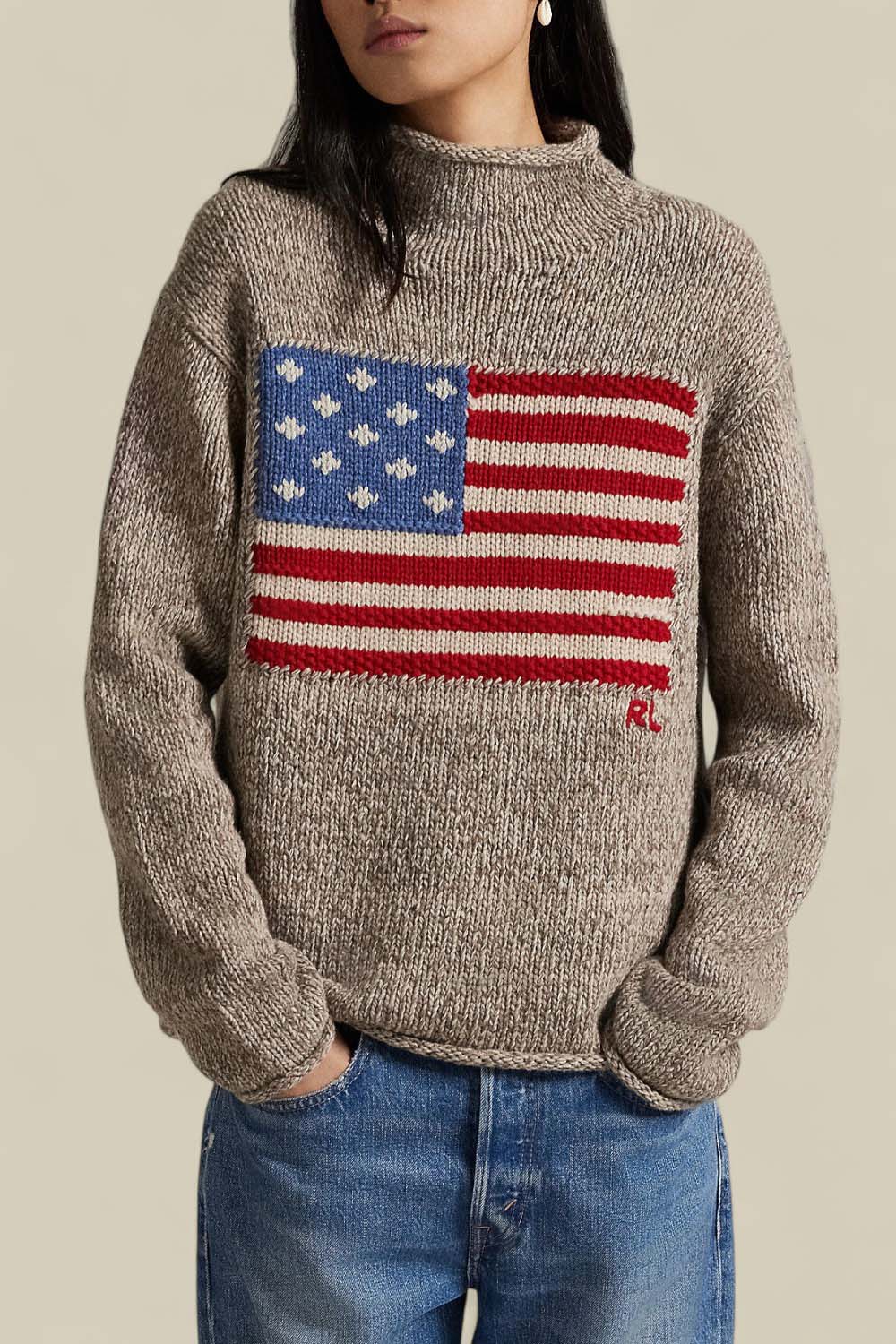 תמונת דוגמן קידמית של סריג צמר