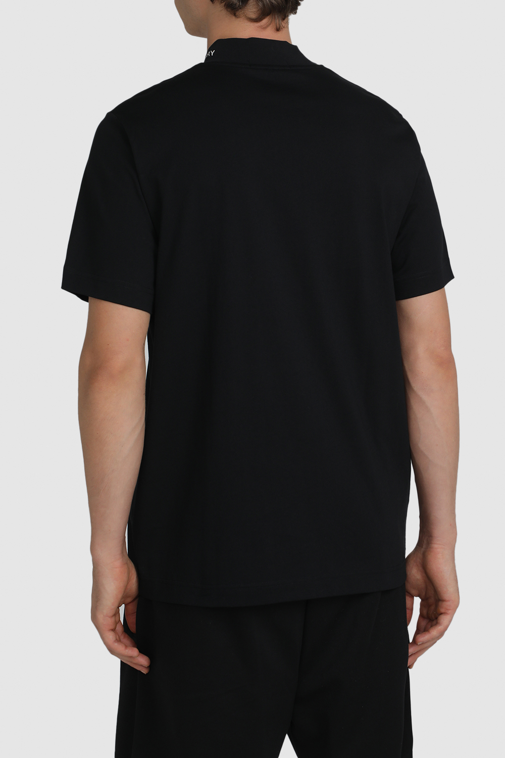 תמונת דוגמן אחורית של חולצת טי