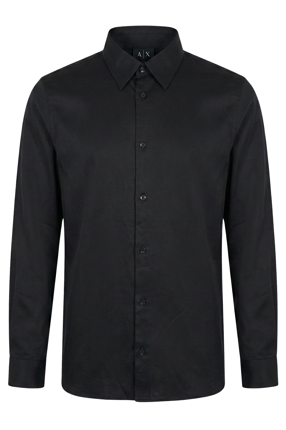 תמונה קידמית של חולצת כפתורים ארוכה