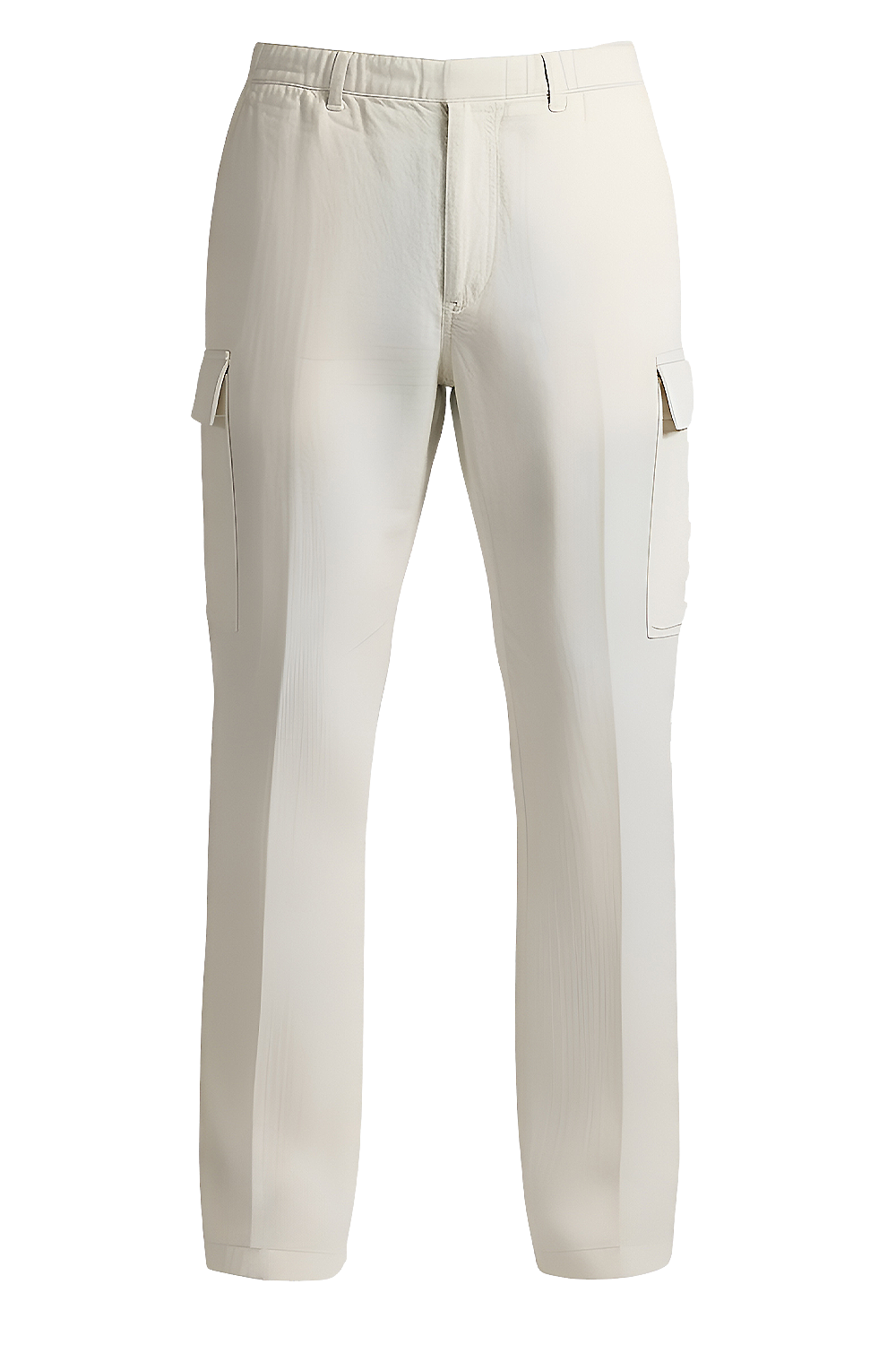 תמונה קידמית של מכנסי קרגו מפשתן