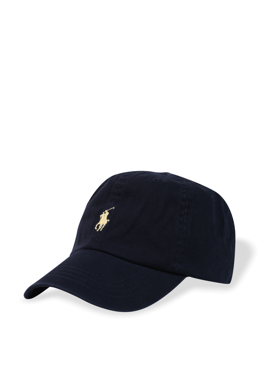 black and blue polo hat