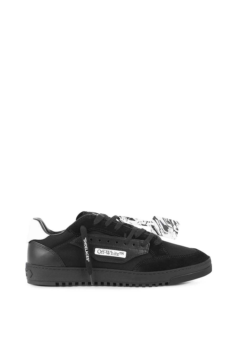 נעלי סניקרס בצבעי שחור ולבן OFF WHITE