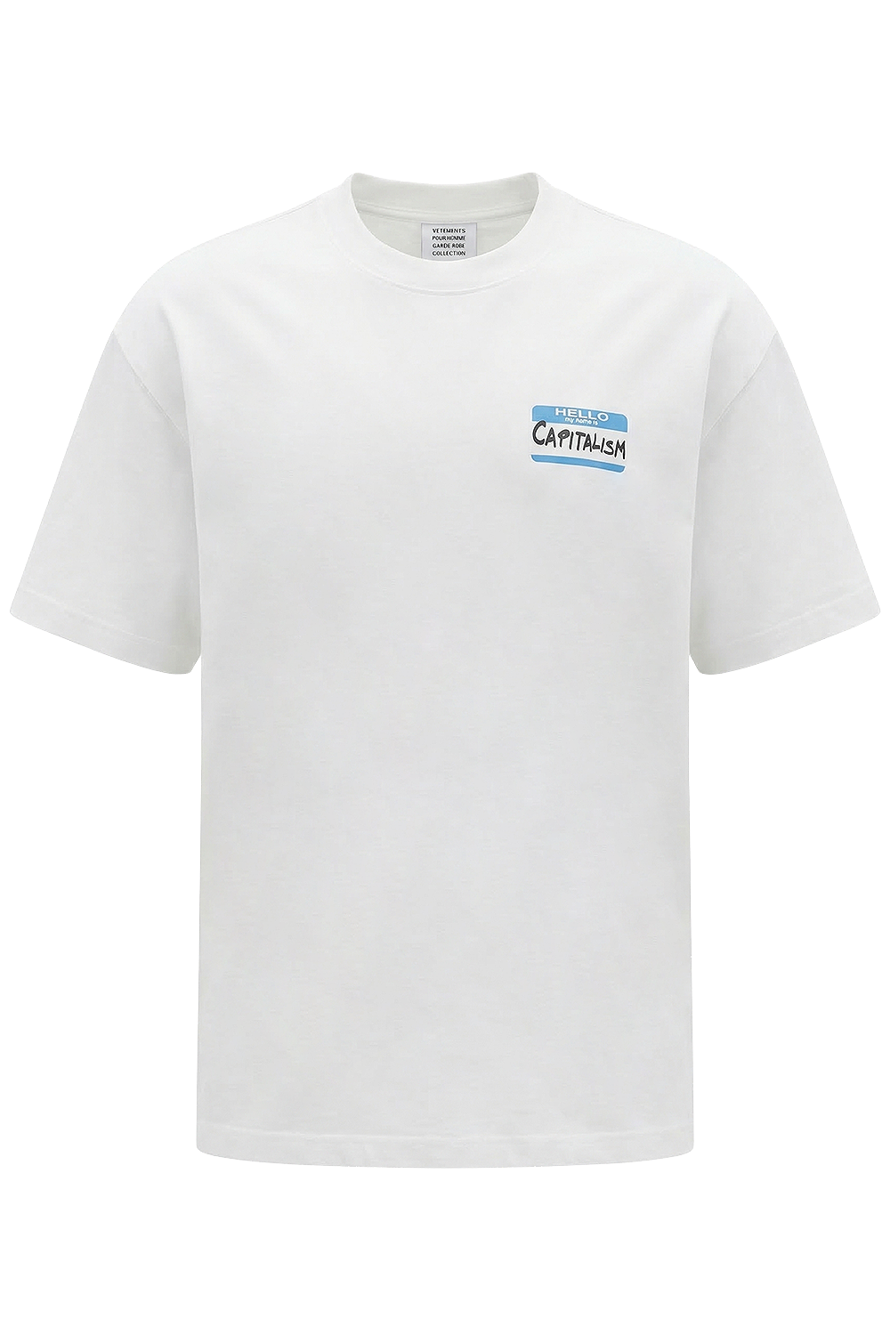 תמונה קידמית של חולצת טי בגזרה משוחררת