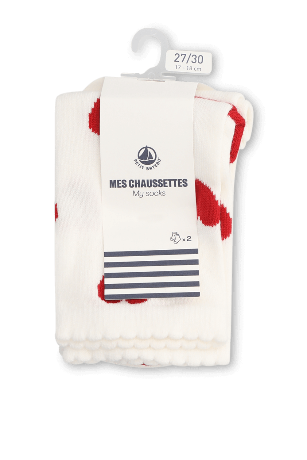 תמונה קידמית של מארז שתי זוגות גרביים