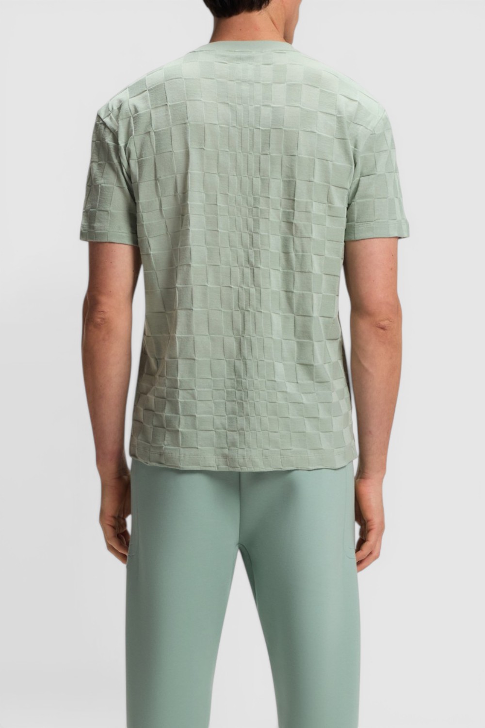 תמונת דוגמן אחורית של חולצת טי בוס X פורשה