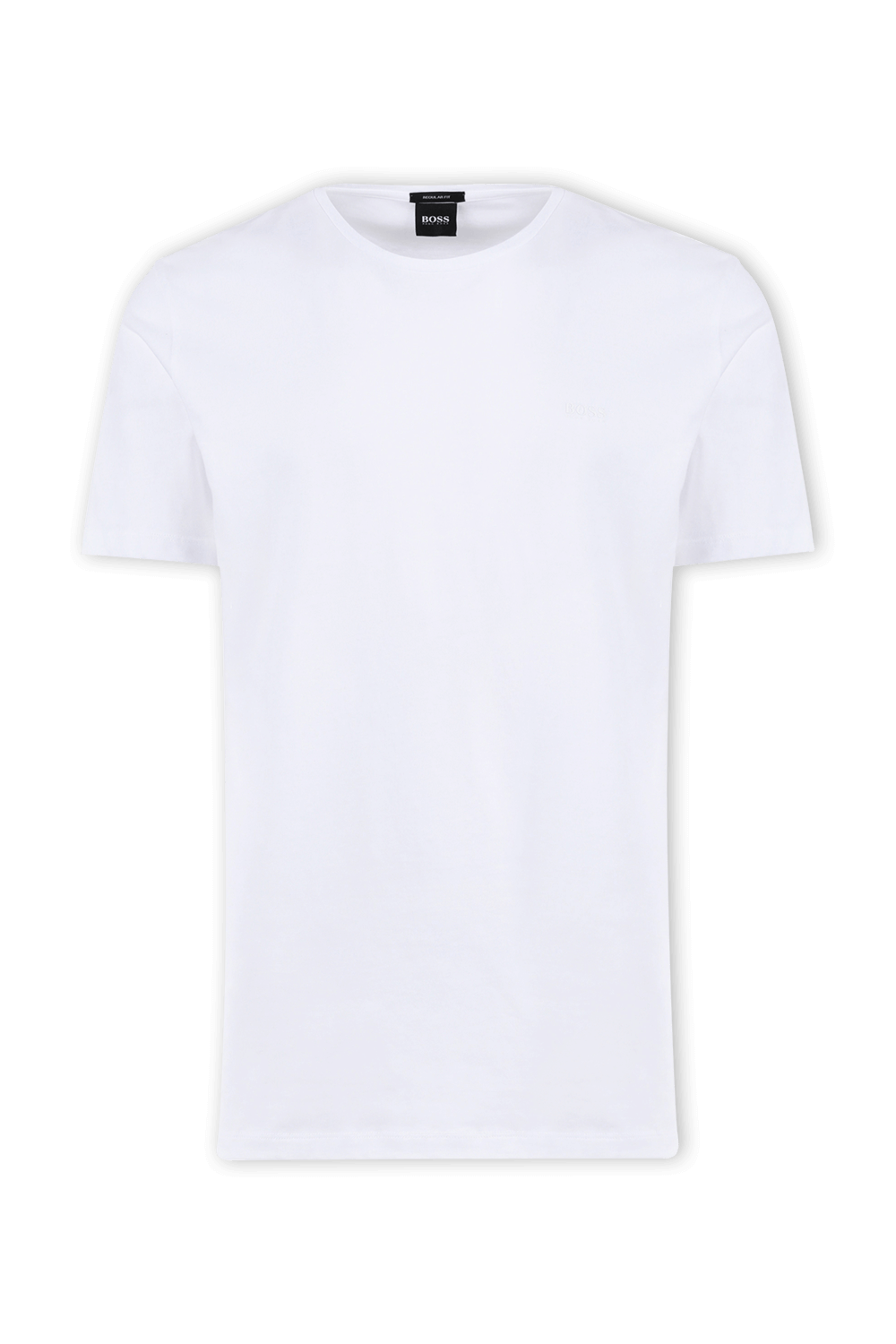 תמונה קידמית של חולצת טי לקו מכותנה