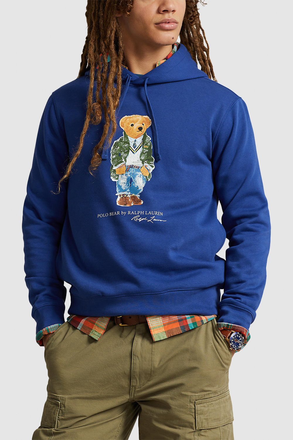 תמונת דוגמן קידמית של סווטשירט קפוצ'ון