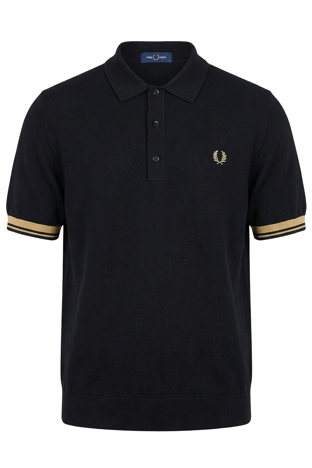 תמונה קידמית של חולצת פולו בגזרה ישרה