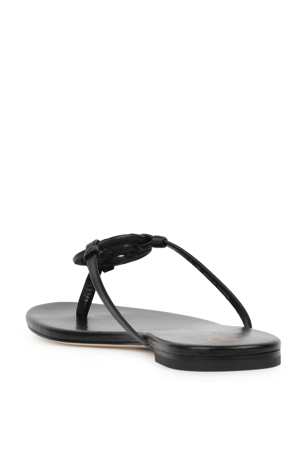 תמונה אחורית של Miller Knotted Sandals in Black