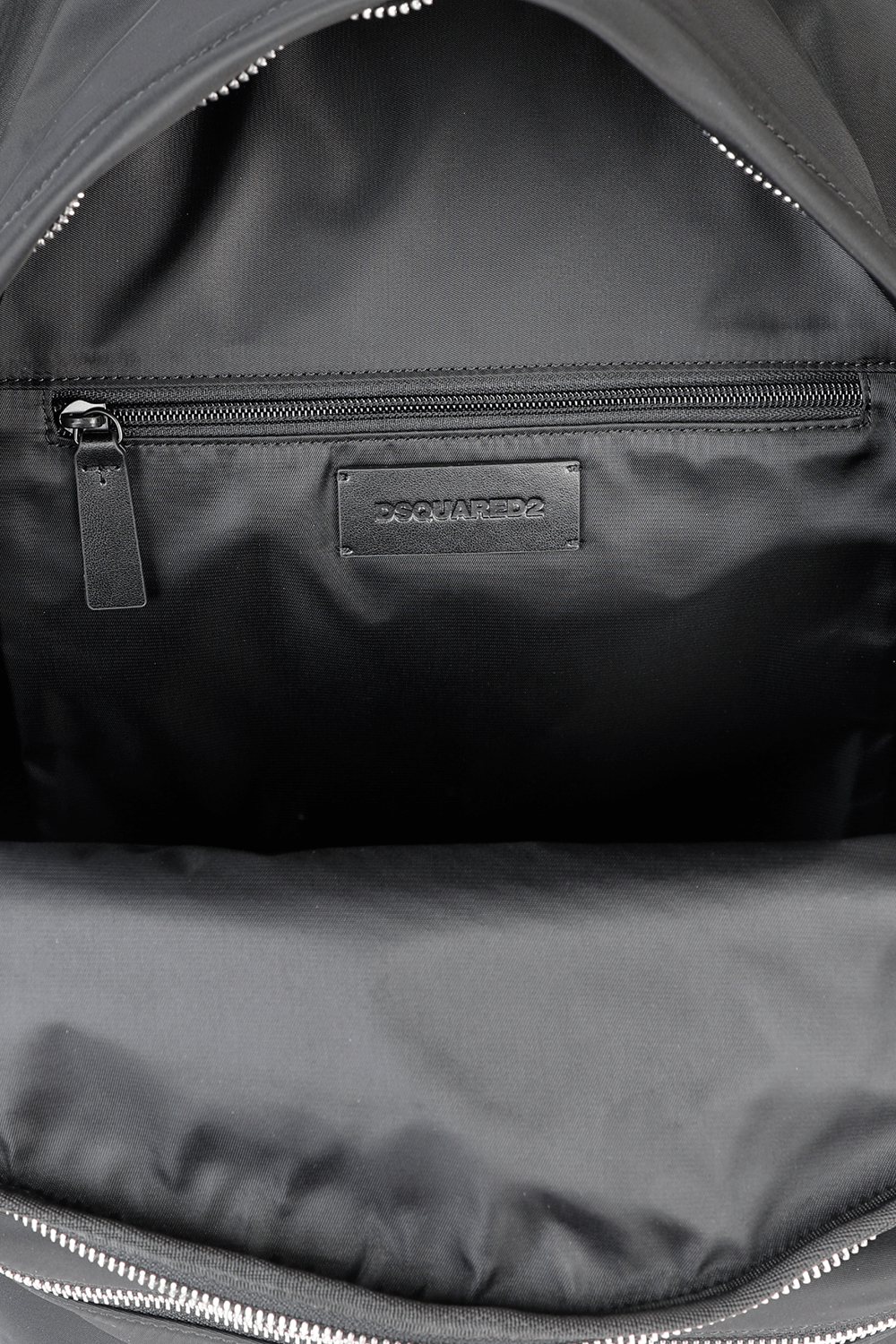 Logo Backpack in Black image number null DSQUARED2