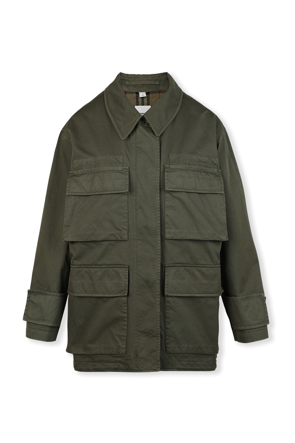 Military Logo Jacket in Green Factory 54