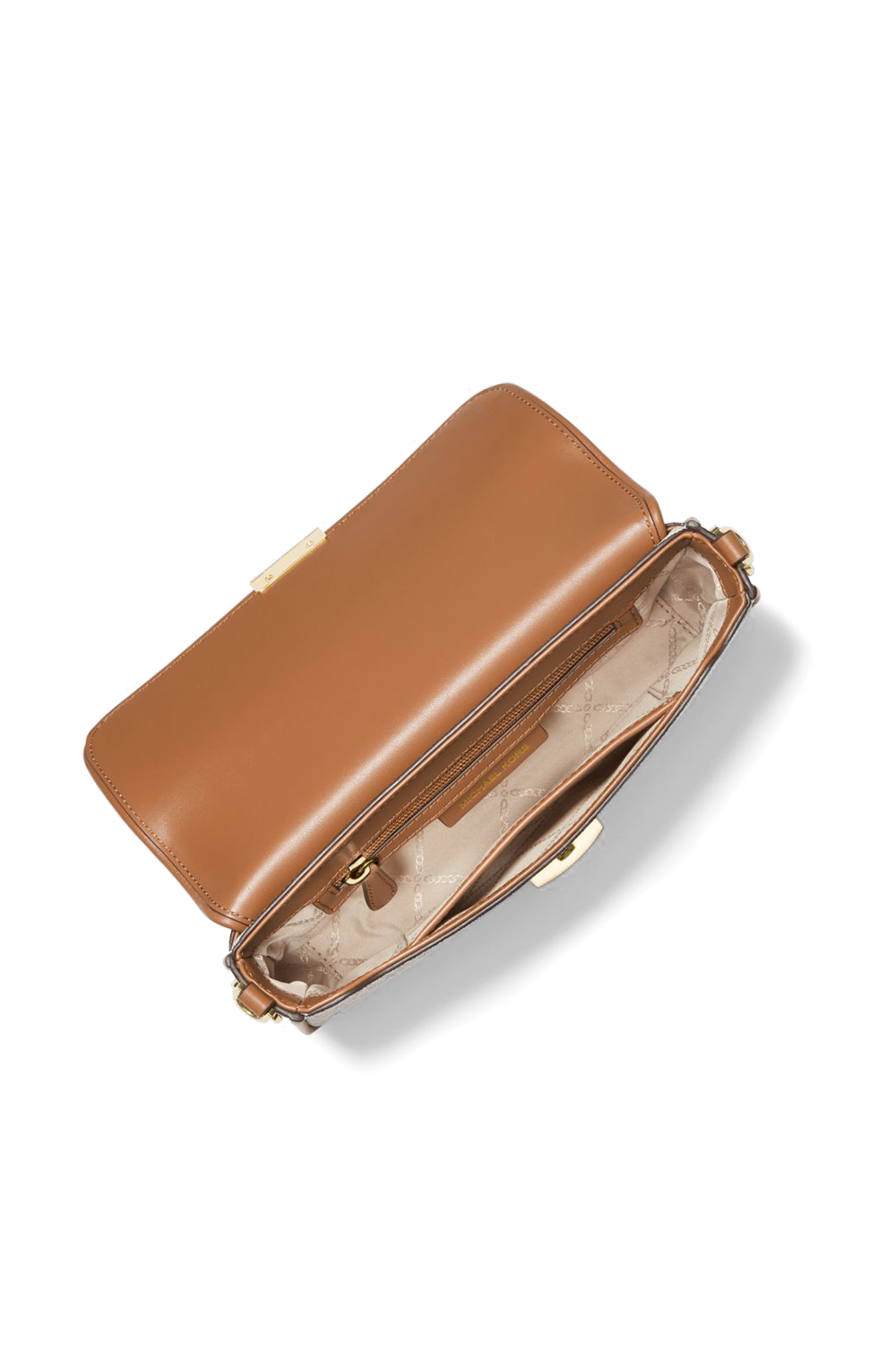 תמונת תקריב של Bradshaw SM Logo Convertible Shoulder Bag in Vanilla