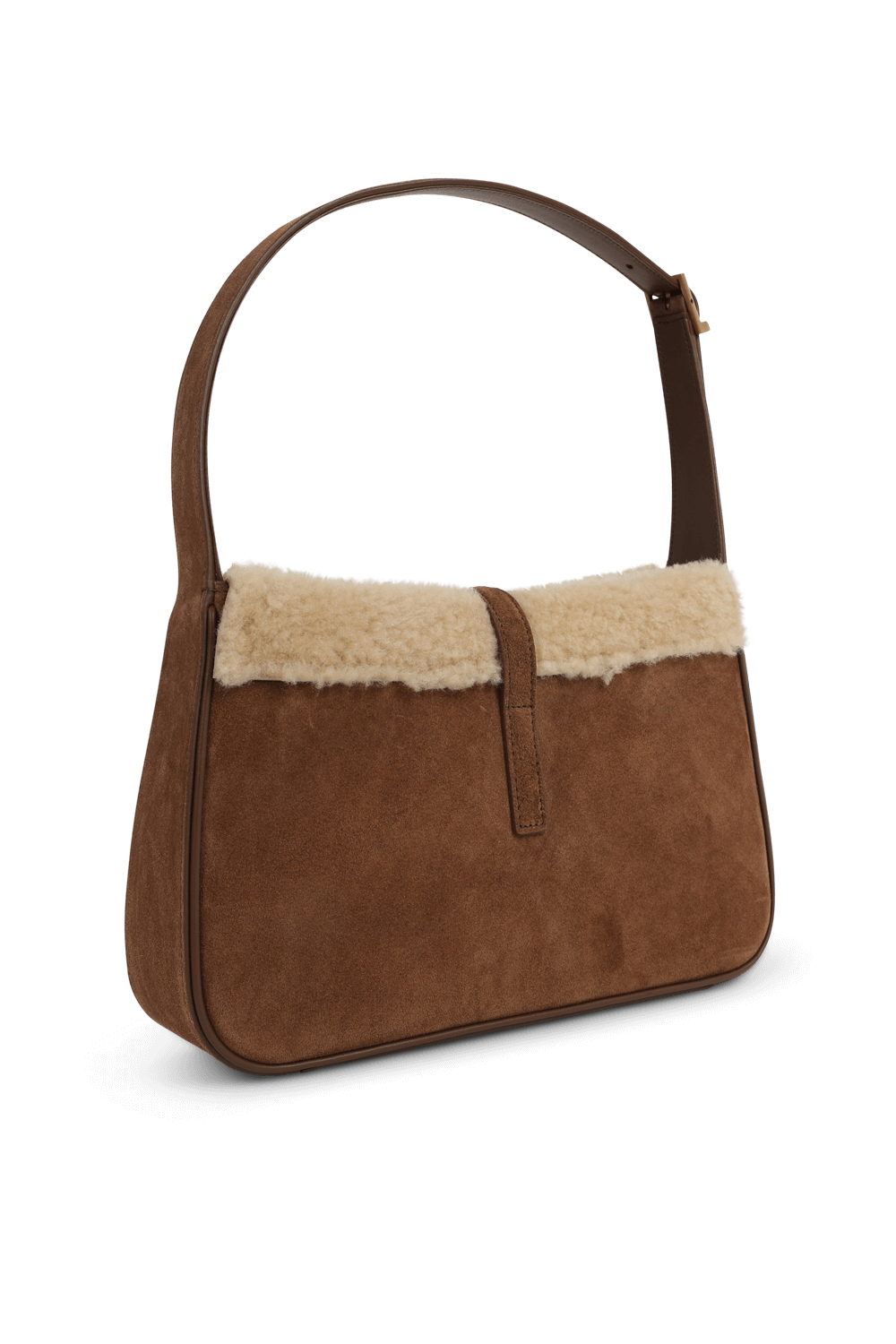 תמונה אחורית של תיק הובו מזמש עם פרווה