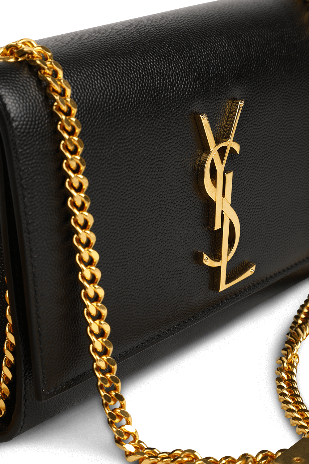 תמונת תקריב של תיק קייט מעור מגורען בגודל סמול