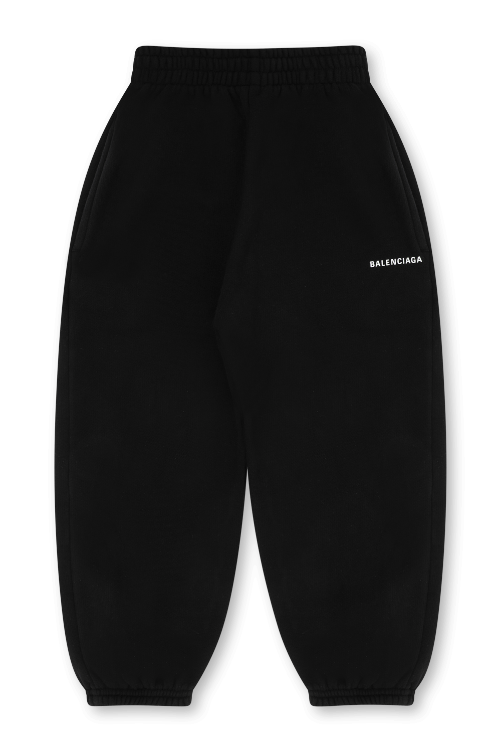 גילאי 2-10 מכנסי טרנינג שחורים עם לוגו BALENCIAGA KIDS